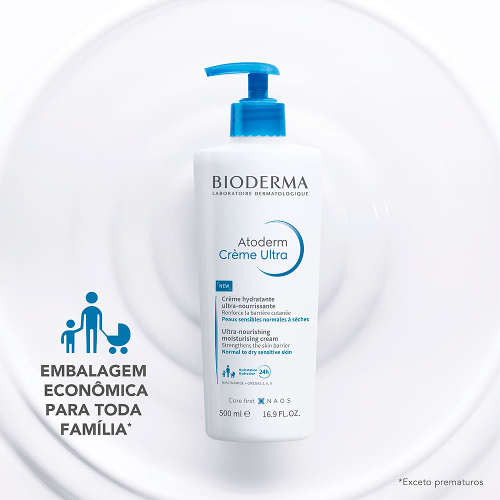 Creme Corporal Hidratante Bioderma Atoderm Ultra 500 ml